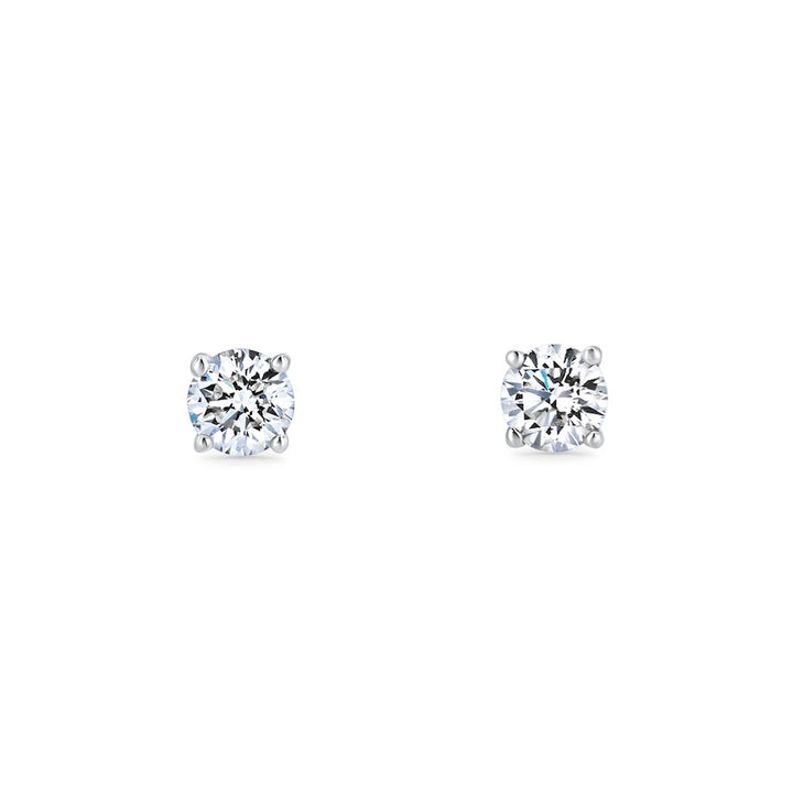 0.50 Carat t.w. IJ-SI Diamond 14K White Gold Stud Earrings