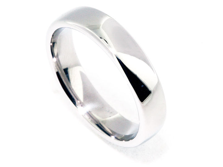 5mm Platinum Euro-Style Men's Wedding Band