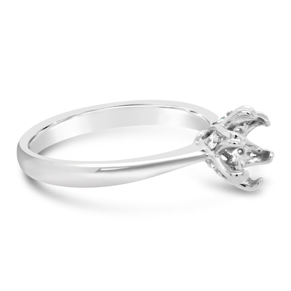 Aurora Collection Platinum By-Pass Style Engagement Mounting