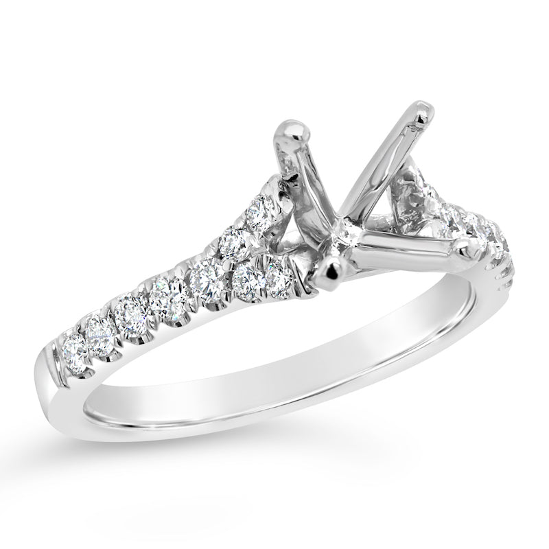 Platinum Expressive Multi Row Ring