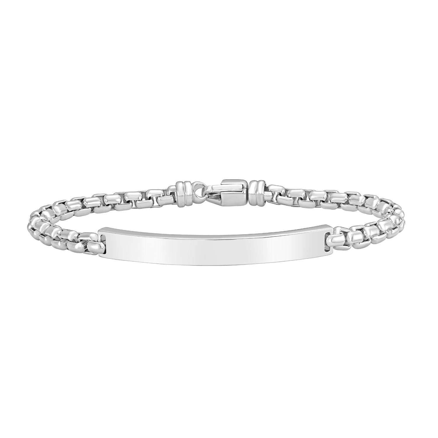 Silver ID Bracelet – Washington Diamond