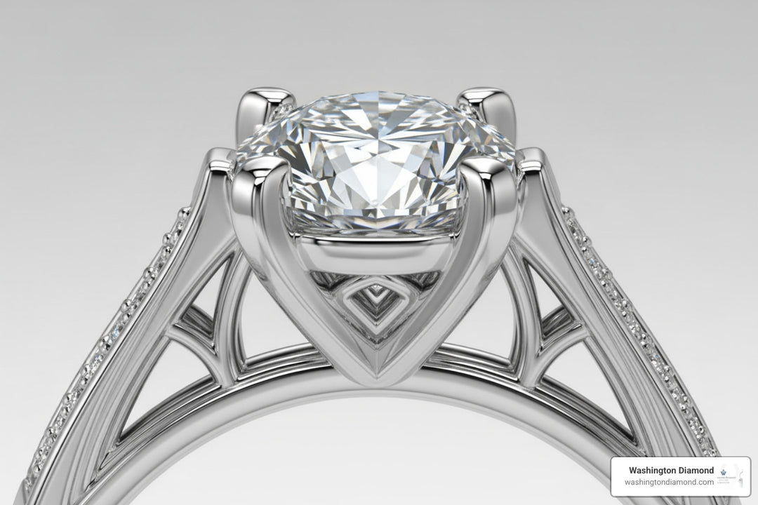 Top 1 Carat Cathedral Solitaire Rings for Every Bride