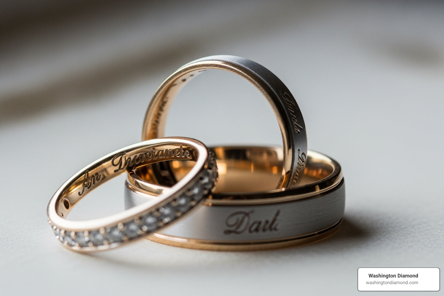 Popular Engravings on Wedding Rings: Top 130 Ideas – Washington Diamond