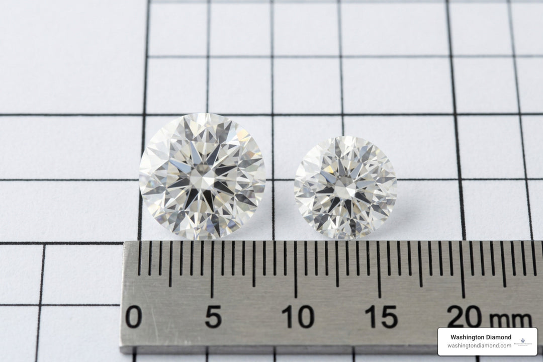 Size Matters: The Ultimate 1, 2, 3, and 5 Carat Diamond Comparison Guide