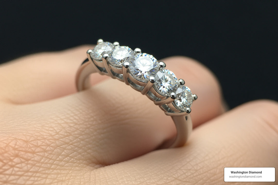 Sparkle by the Numbers: Your Guide to Multi-Diamond Anniversary Bands