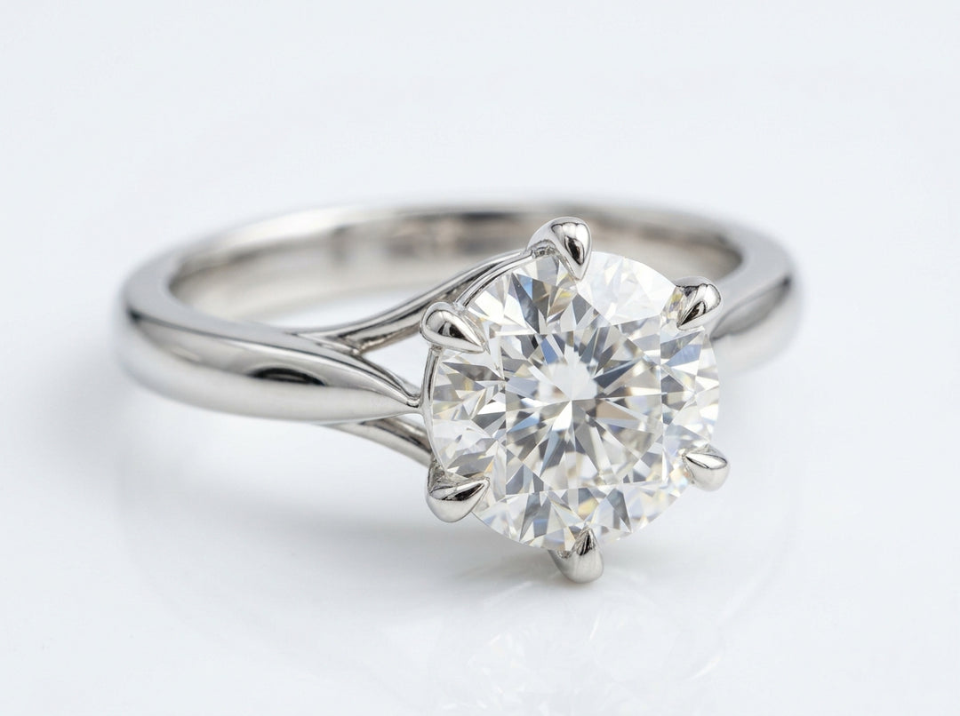 Securing Your Sparkle with a 6 Prong Cathedral