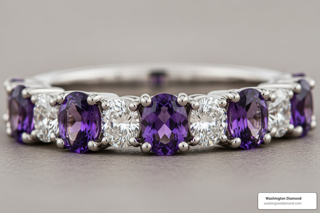 From Classic to Contemporary: Your Guide to Amethyst and Diamond Anniversary Bands