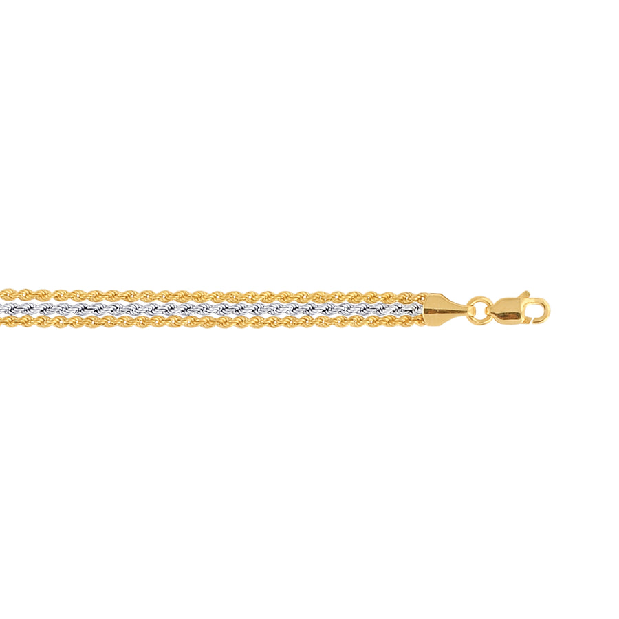 10K Gold Rope Bracelet