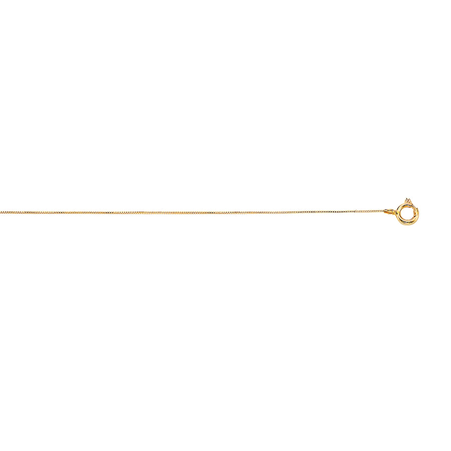 10K Gold 0.50mm Classic Box Chain