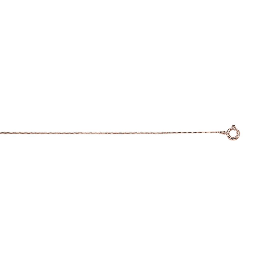 10K Gold 0.50mm Classic Box Chain