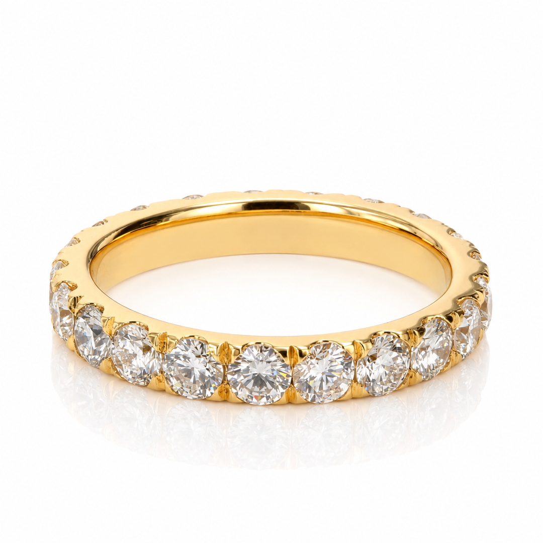2.00ct Lab-Grown Diamond 14K Yellow Gold Wedding Band