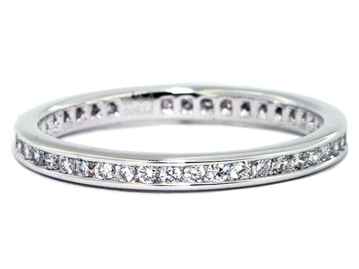 0.33 Carat Platinum Channel Set Diamond Eternity Band