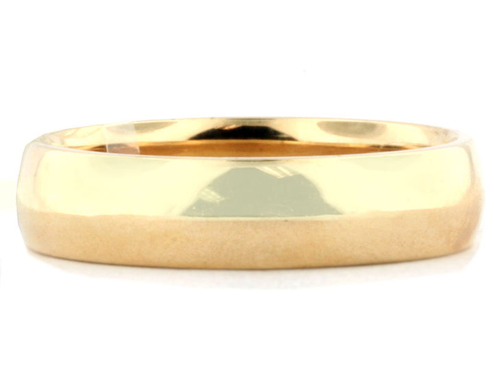 14K Yellow Gold 6mm Men’s European Comfort-Fit Wedding Band