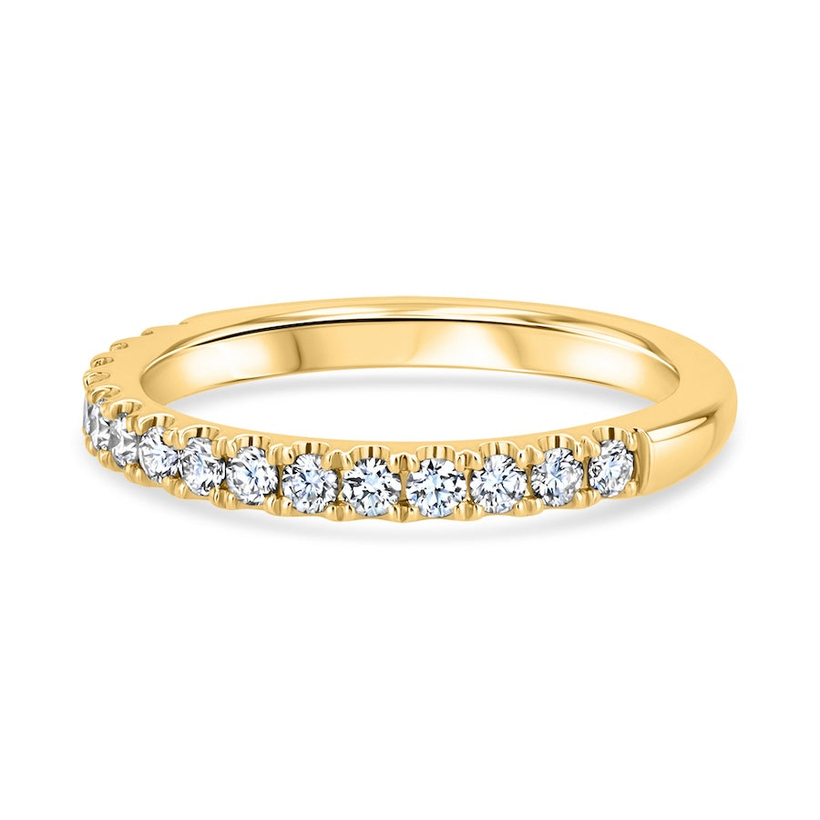 0.43 Carat Diamond 14K Yellow Gold Wedding Band