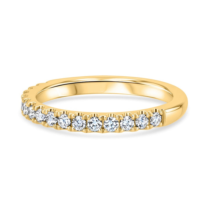 0.43 Carat Diamond 14K Yellow Gold Wedding Band