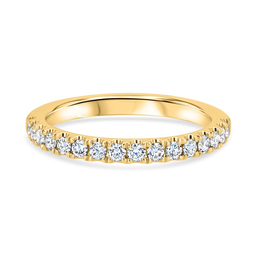 0.43 Carat Diamond 14K Yellow Gold Wedding Band
