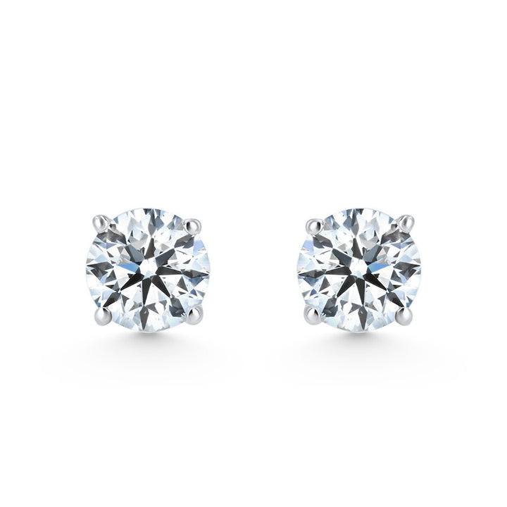 1.20ct Round Stud Earrings GH-SI 14KW | Washington Diamond