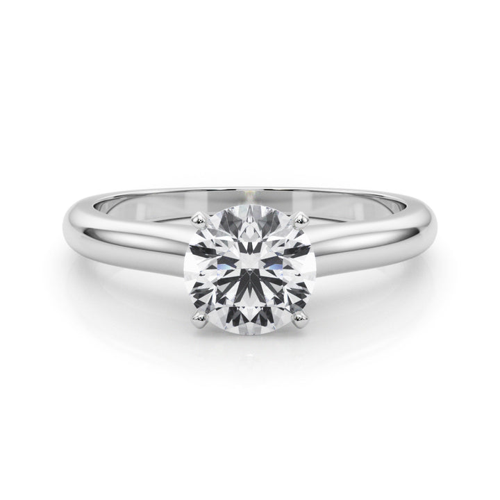 Platinum Solitaire Engagement Ring Mounting