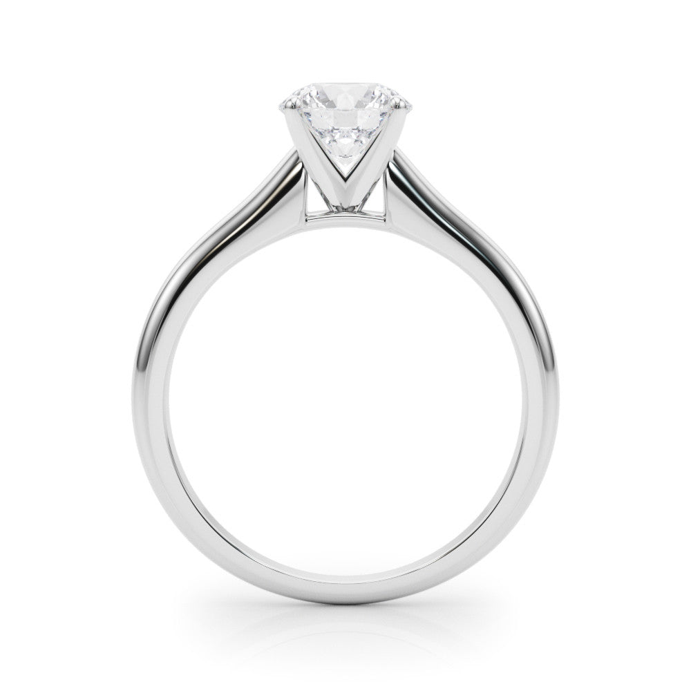 Platinum Solitaire Engagement Ring Mounting