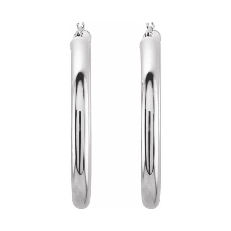 Tube Hoop Earrings