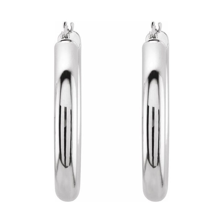 Tube Hoop Earrings