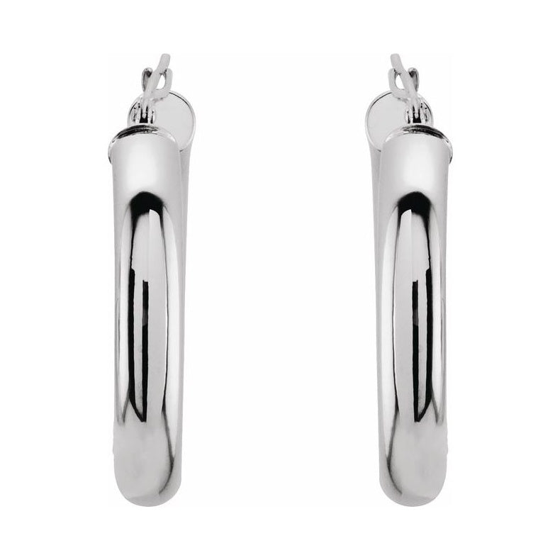 Tube Hoop Earrings