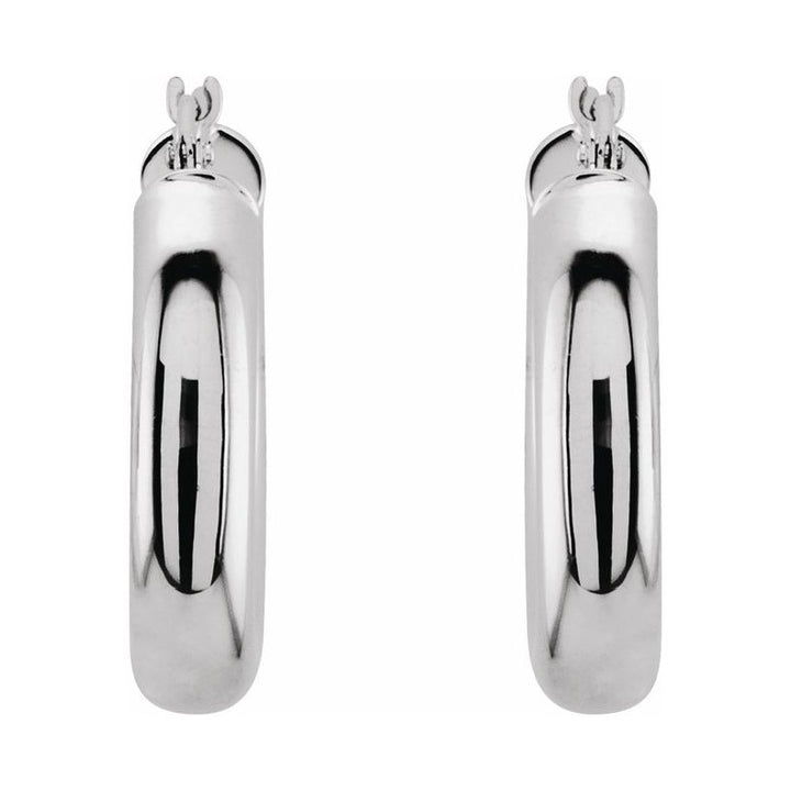 Tube Hoop Earrings