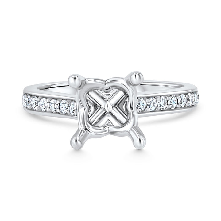 .22ct Plat Channel Engagement Setting | Washington Diamond