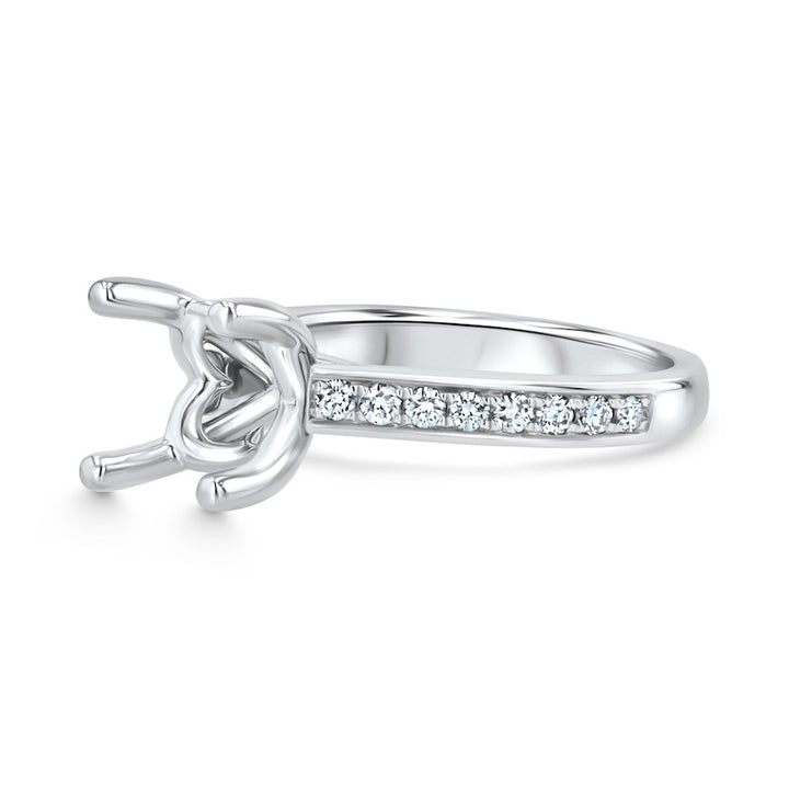 .22ct Plat Channel Engagement Setting | Washington Diamond