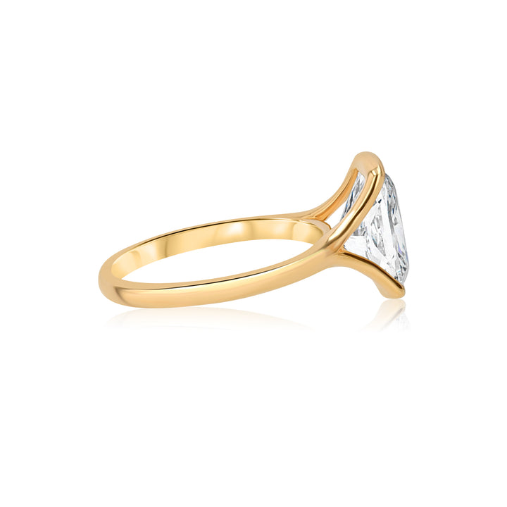 3.03ct Lab-Grown Diamond Engagement Ring in 14K Yellow Gold