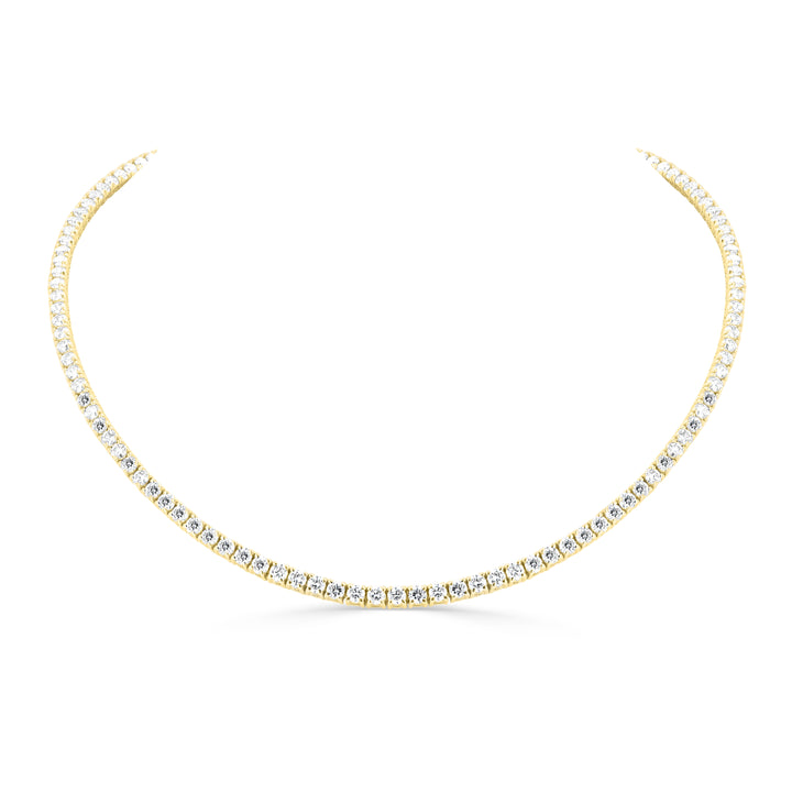 17.5” 19.51ct Lab-Grown Diamond Necklace in 14K White Gold