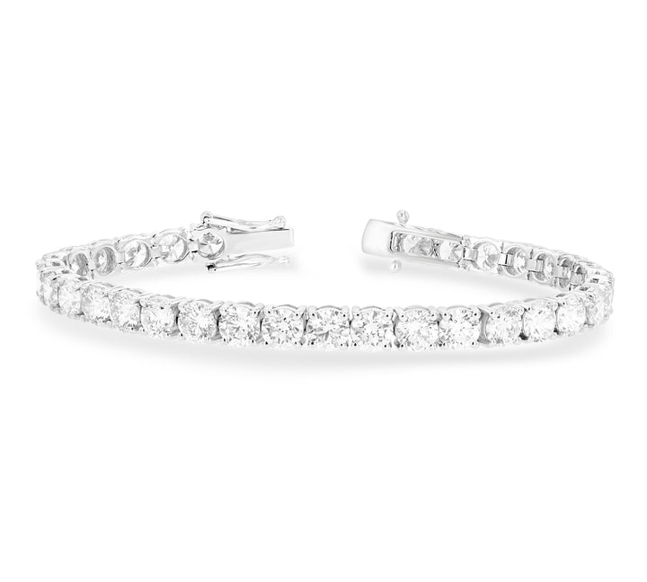 18.82ct Lab-Grown Diamond Tennis Bracelet in 14K White Gold