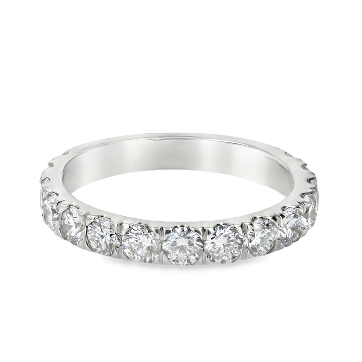 14kt White Gold ¾ Eternity Band with 1.40ct Lab Diamonds