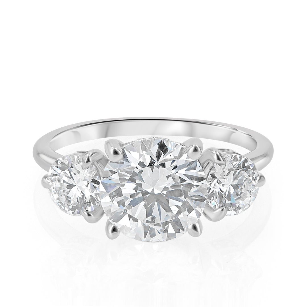 2.41ct Lab-Grown Diamond Engagement Ring in 14K White Gold