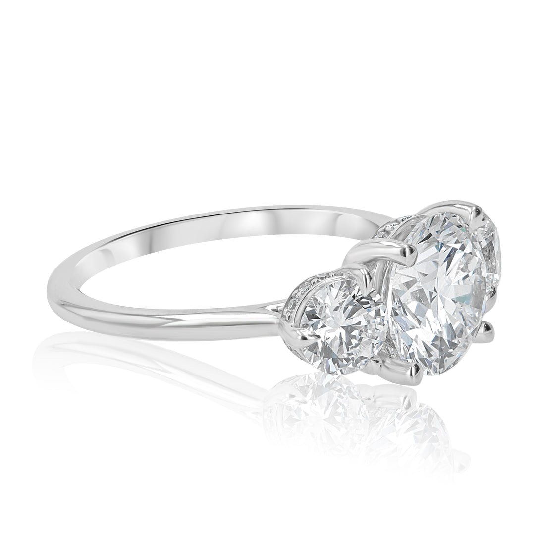 2.41ct Lab-Grown Diamond Engagement Ring in 14K White Gold