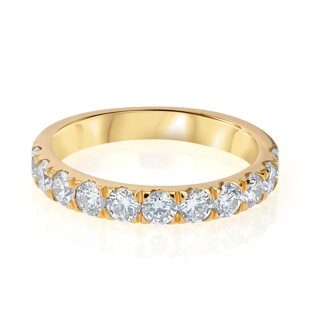 14kt Yellow Gold Lab-Grown Diamond Wedding Band 1.05ct