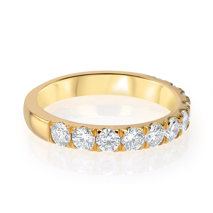 1.05ct Lab-Grown Diamond 14K Yellow Gold Wedding Band
