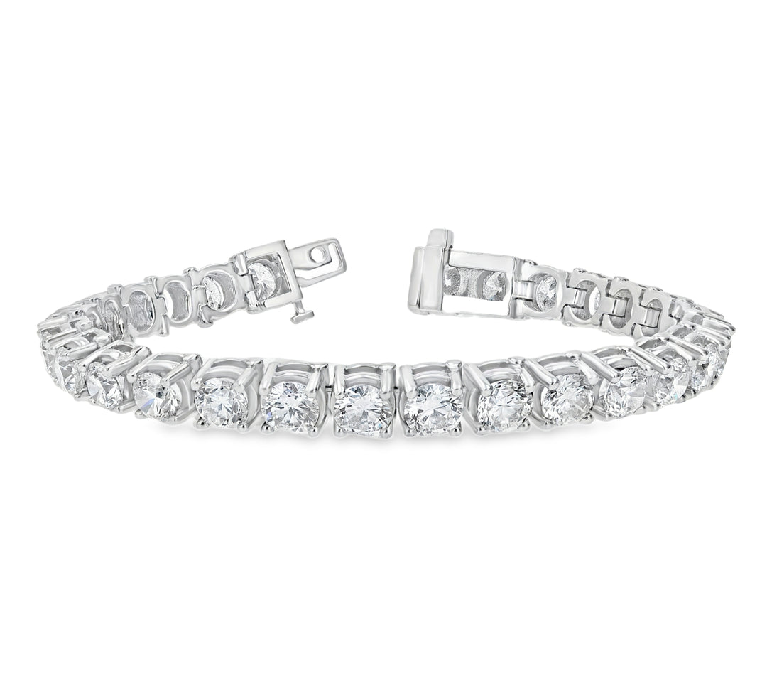 19.52ct Diamonds Bracelet in 18K White Gold