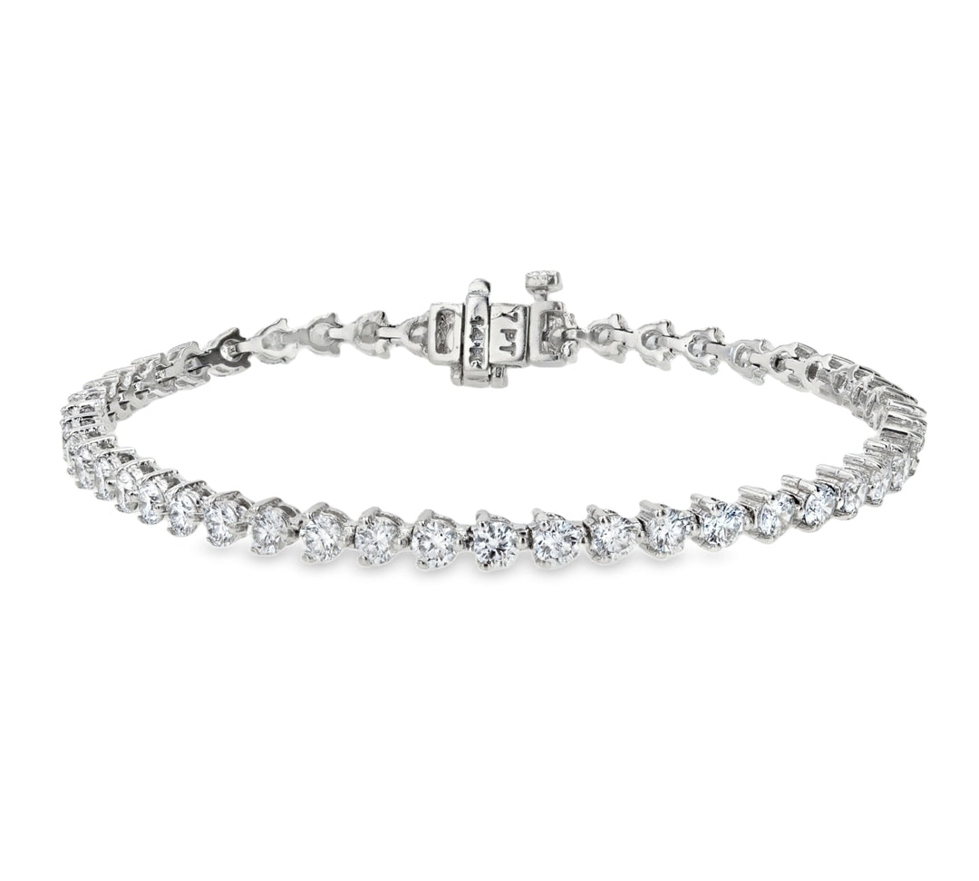 5.88ct Lab-Grown Diamond Tennis Bracelet 14K White Gold
