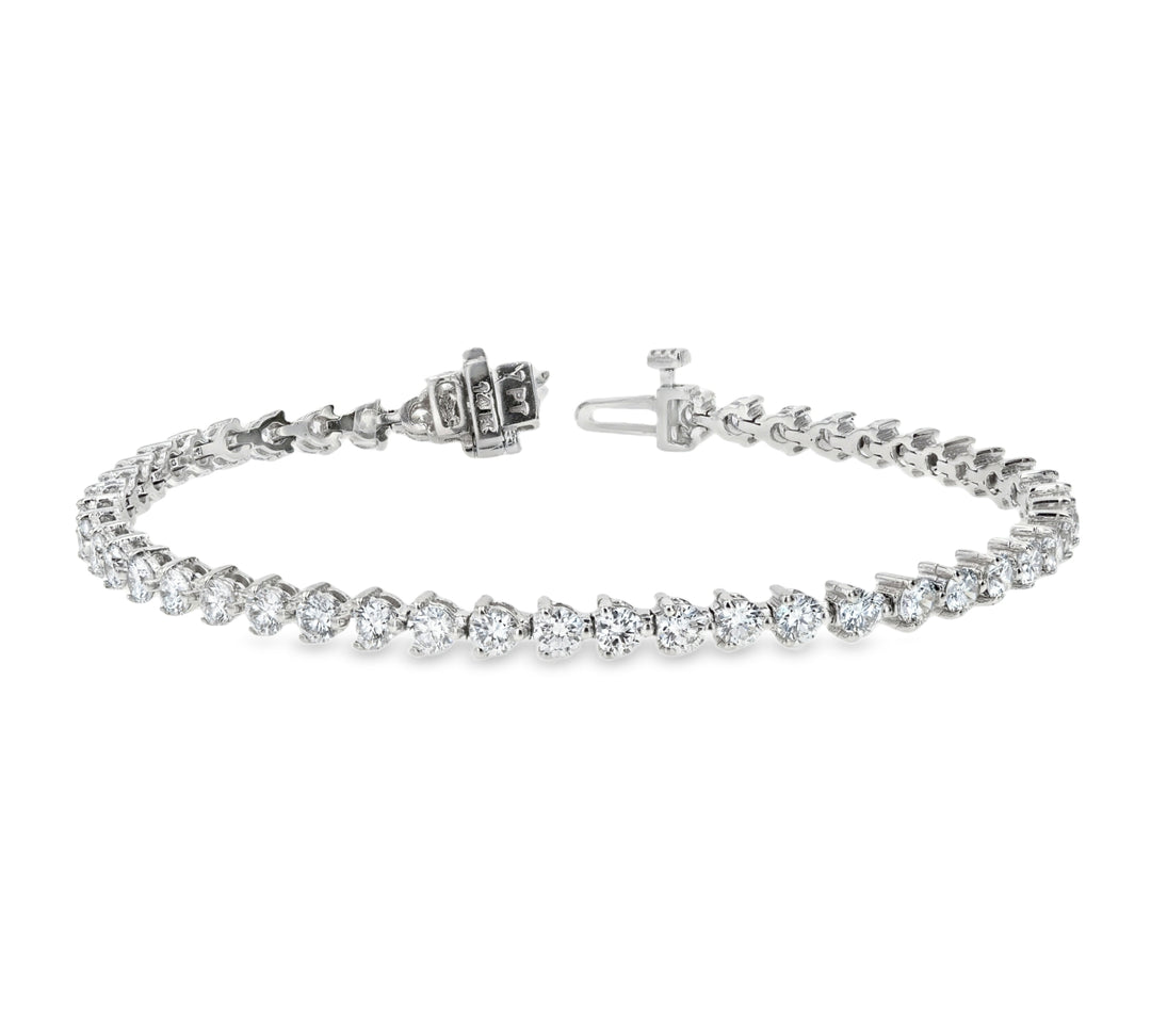 5.88ct Lab-Grown Diamond Tennis Bracelet 14K White Gold