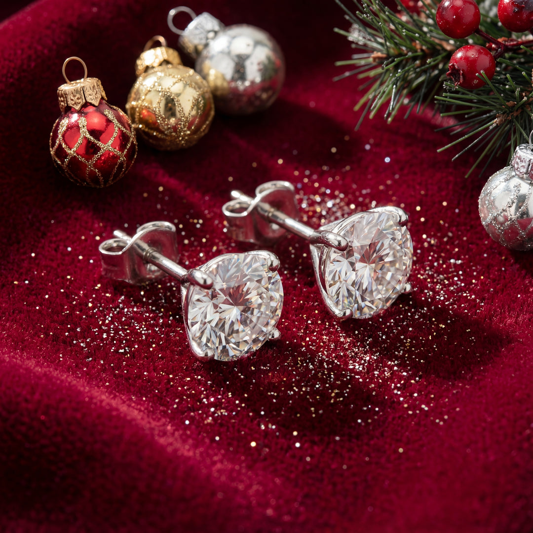 3.00ct Lab-Grown Diamond Studs in 14K White Gold