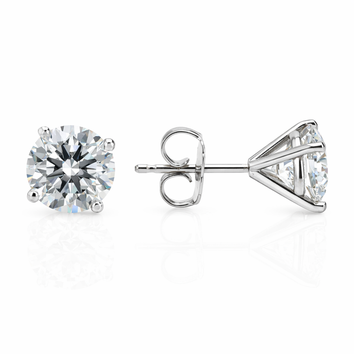 3.00ct Lab-Grown Diamond Studs in 14K White Gold