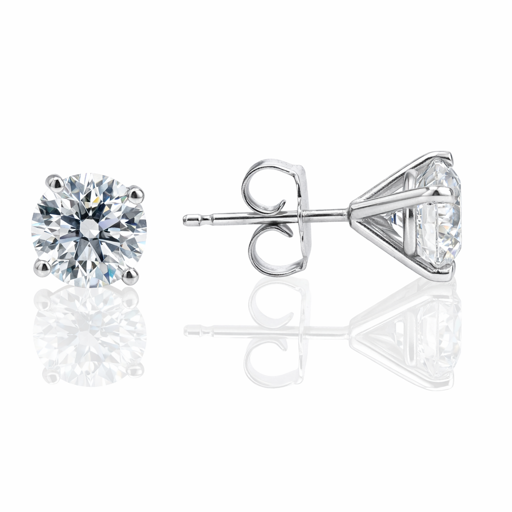 2.29ct Lab-Grown Diamond 14K White Gold Studs