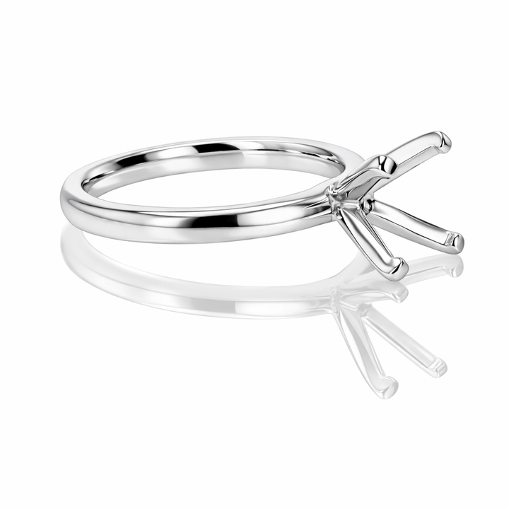 4-Prong Platinum Solitaire Setting | Washington Diamond