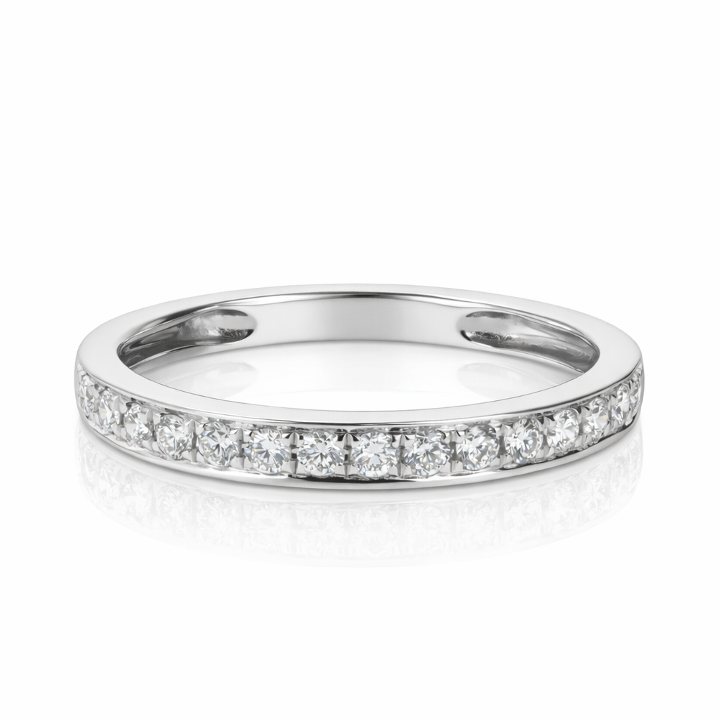 .25ct Diamond Platinum Channel Set Wedding Band