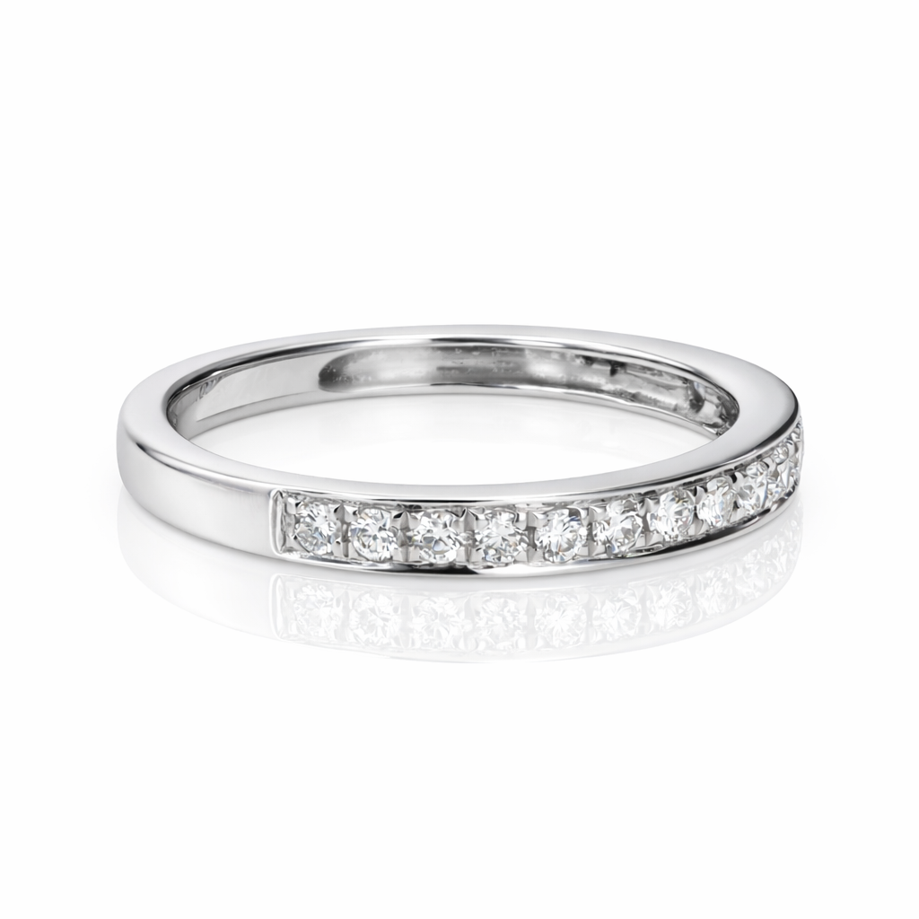 .25ct Diamond Platinum Channel Set Wedding Band