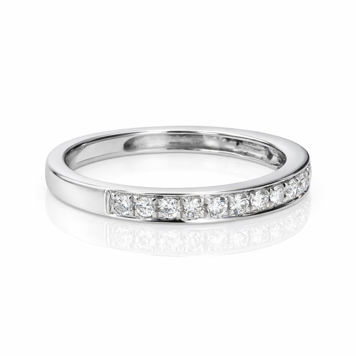 .25ct Diamond Platinum Channel Set Wedding Band