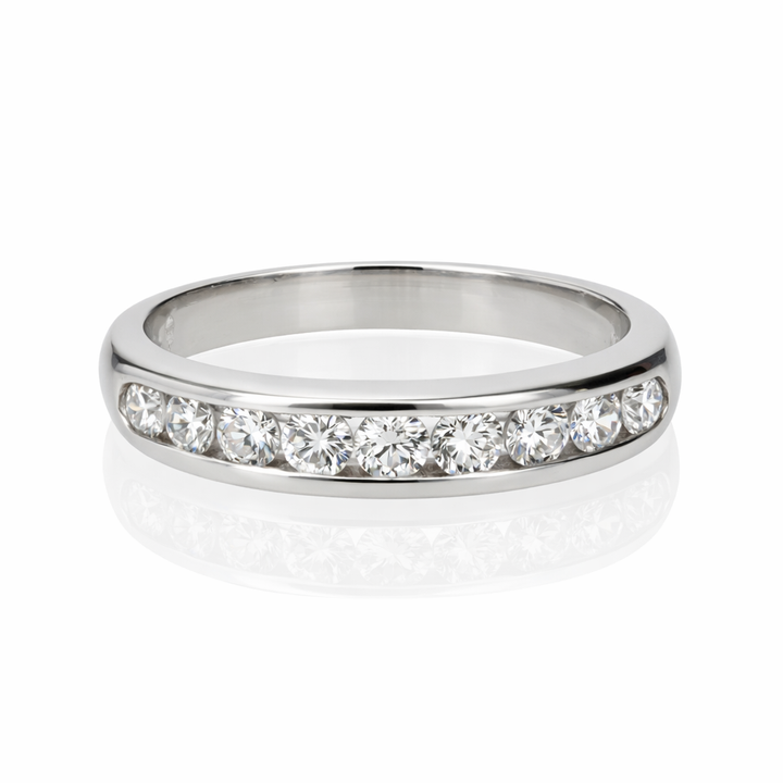 .61ct Diamond Platinum Channel-Set Diamond Band