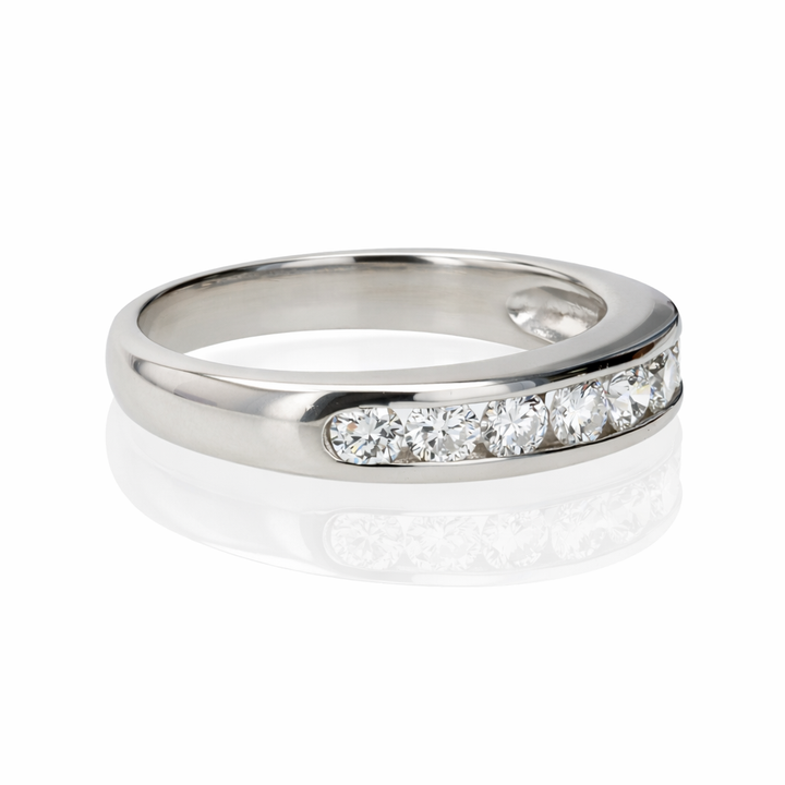 .61ct Diamond Platinum Channel-Set Diamond Band
