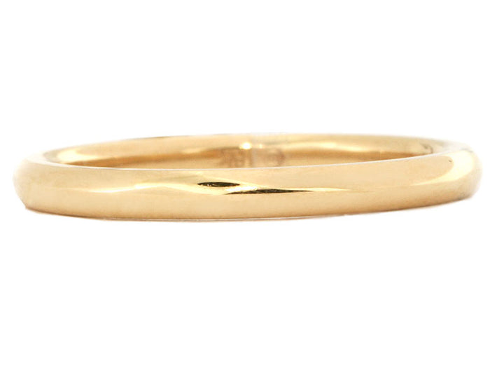 Yellow Gold Comfort-Fit Wedding Band | Washington Diamond